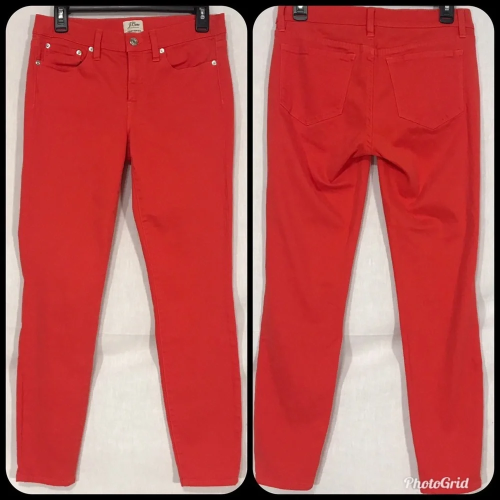 J Crew Toothpick Skinny Jeans  28 Womens Mid Rise